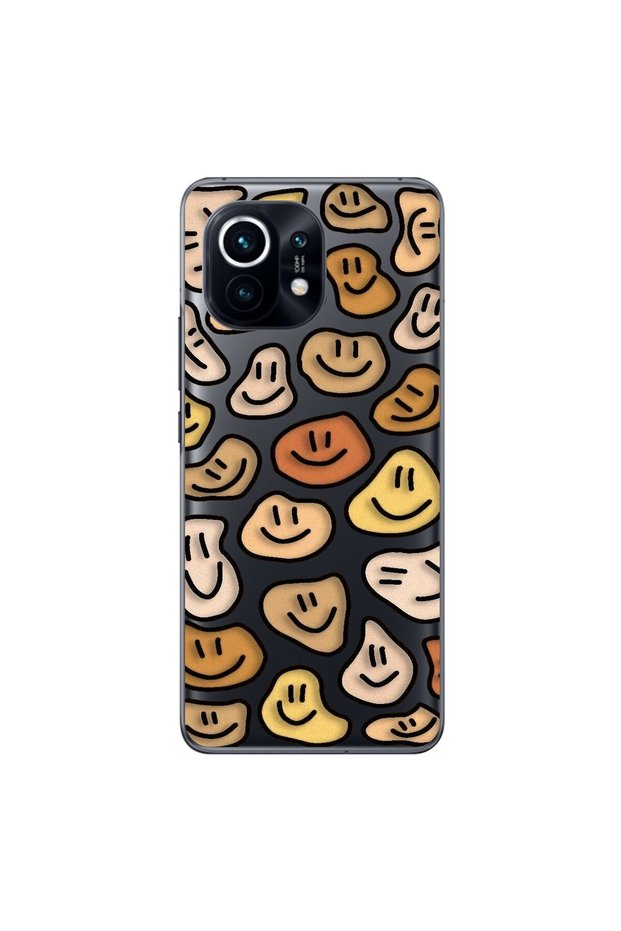 Xiaomi Mi 11 Compatible Transparent Case with Wallpaper 8 Designs