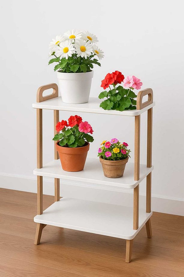 3 katlı MDF ayakkabılık - 2