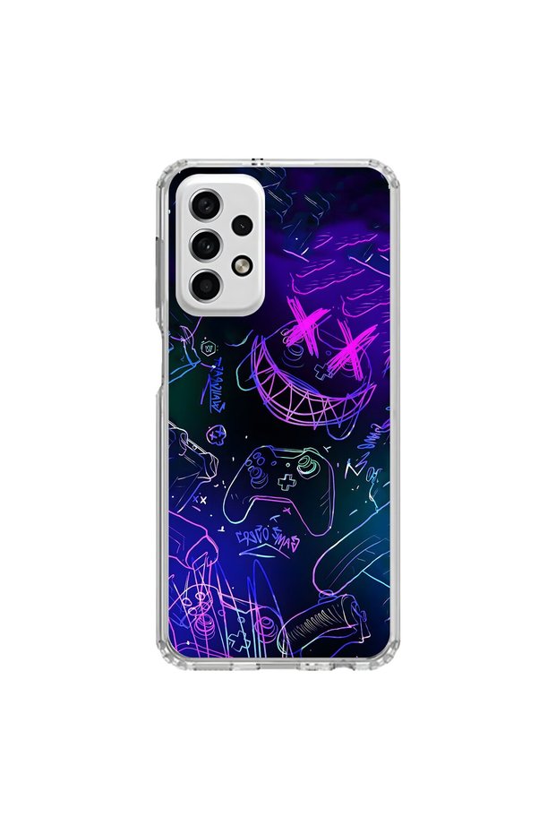 Samsung Galaxy A33 Compatible Transparent Case Graffiti 4 Designs