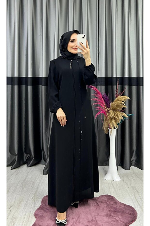 TAŞ DETAYLI ŞIK FERACE - 1