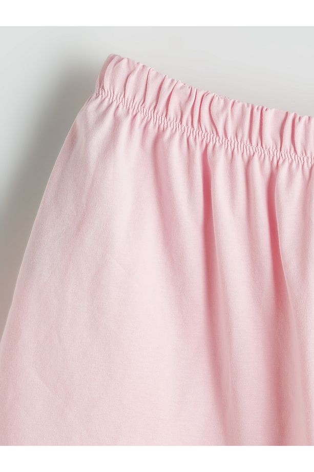 Bisiklet Yaka Kız Çocuk Şortlu Pijama Takımı - 6