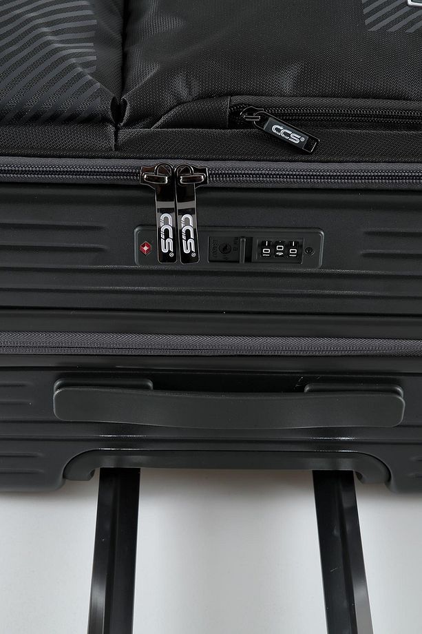 CCS 730 Kumaş & Polikarbon 3 Lü Valiz Seti - 7
