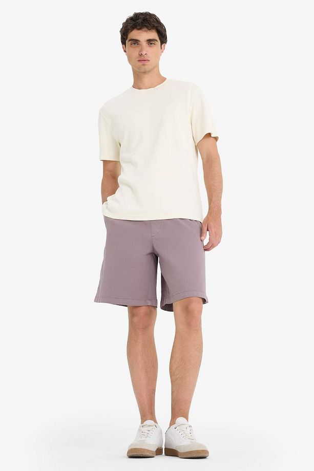 Baggy Fit Beli Bağcıklı Bermuda Şort E1047ax25sm - 3