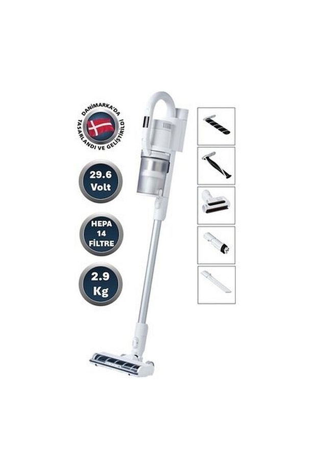 S1 ALLERGY HEPA 14 FİLTRELİ DİKEY ŞARJLI SÜPÜRGE - 1
