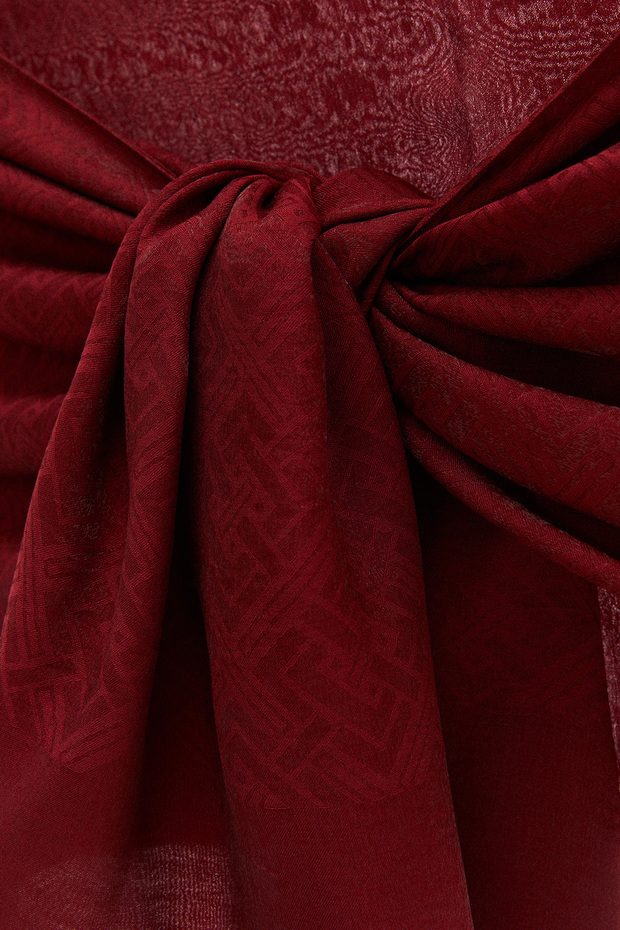 Labirent Desenli Şal - 2