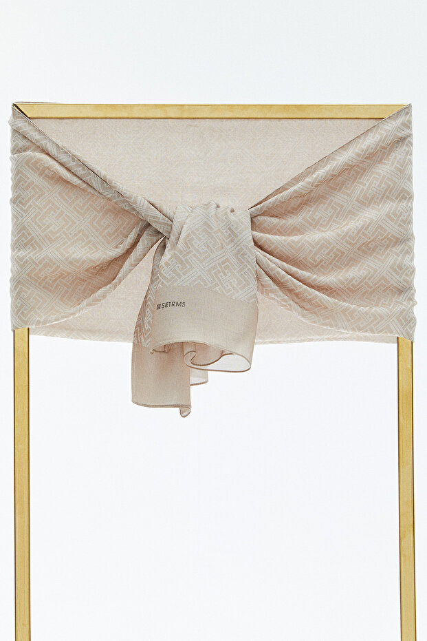 Labirent Desenli Şal - 1