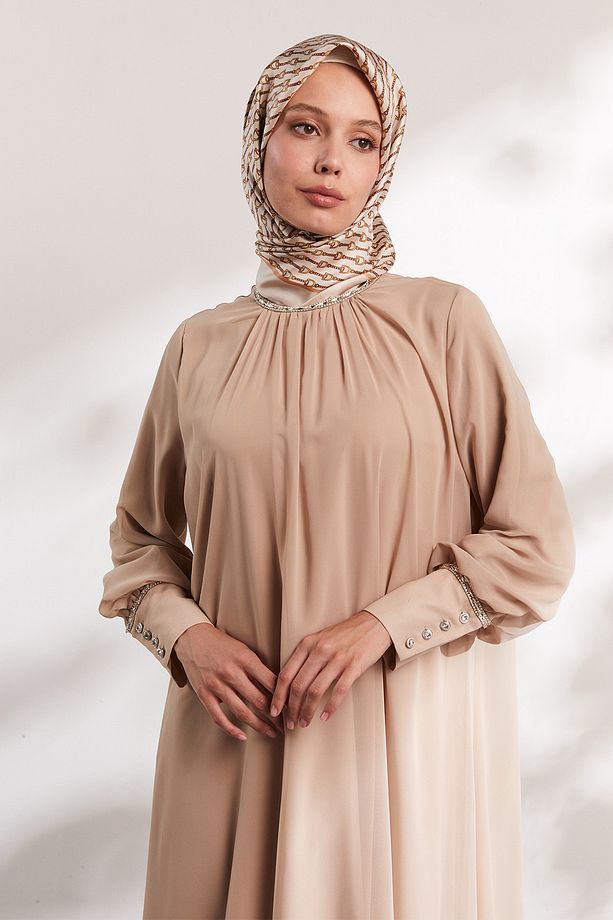 Şifon Davet Elbise - 2