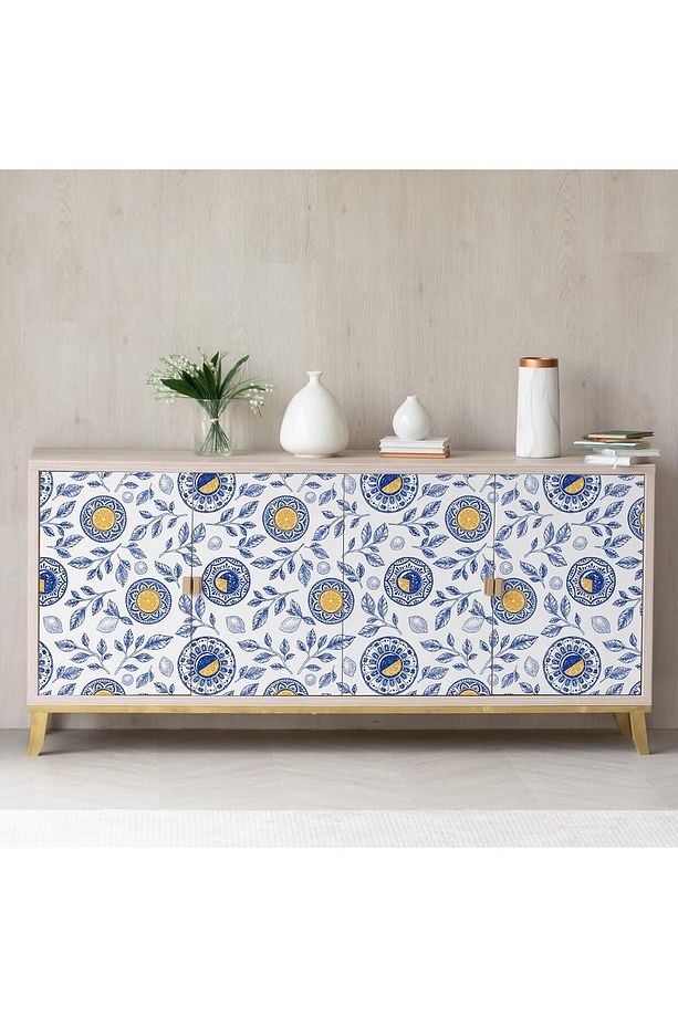 Mutfak Tezgah Arası Kaplama Mermer Desenli Yapışkanlı Folyo Fayans Kaplama Sticker 60cm X 100cm - 2