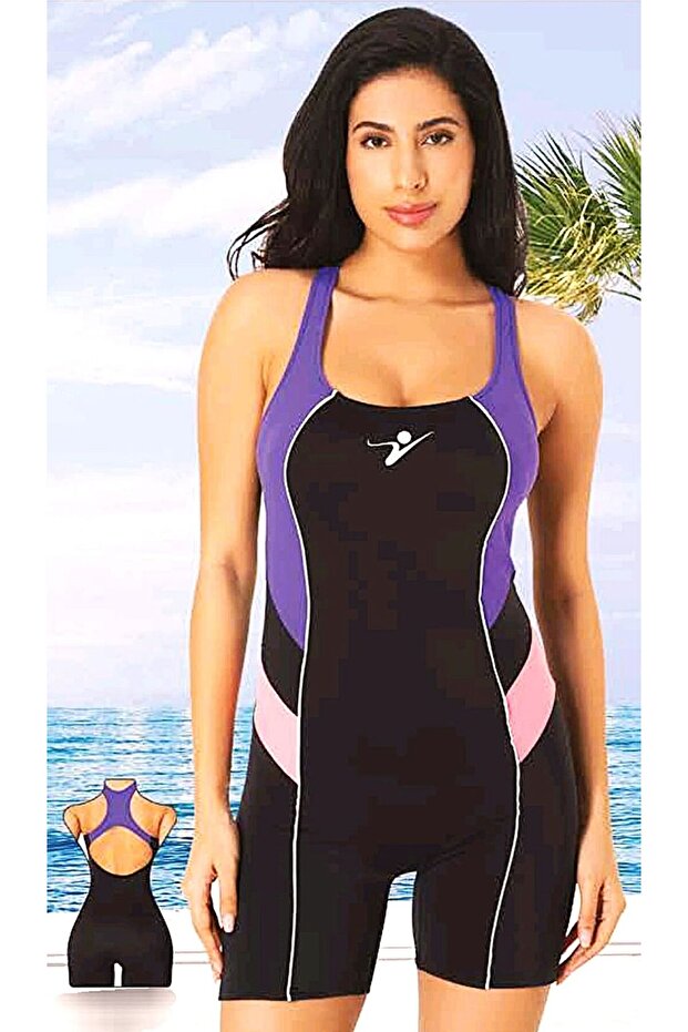 Şortlu Yüzücü Mayo - 1