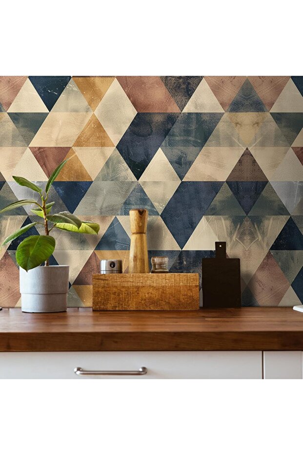 Kitchen Countertop Covering Marble Pattern Adhesive Foil Tile Covering Sticker 60cm X 100cm