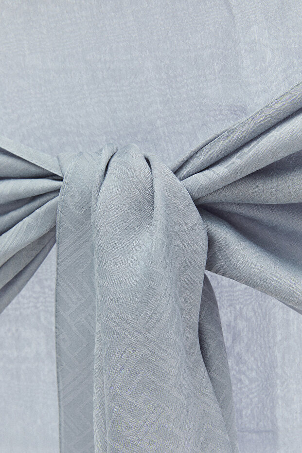 Labirent Desenli Şal - 2