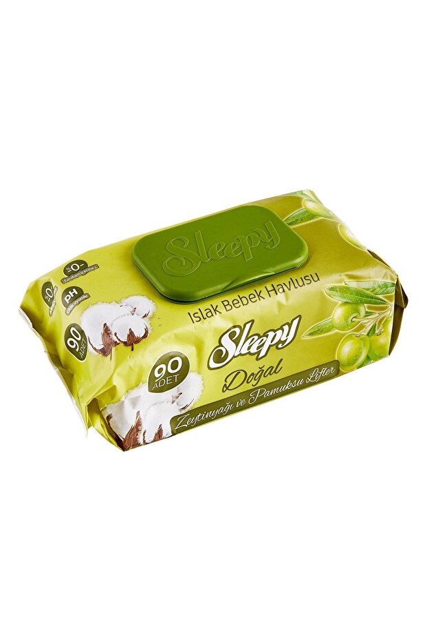 مناديل مبللة بزيت الزيتون 90