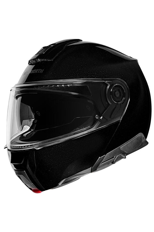 C5 GLOSSY BLACK ÇENE AÇILIR KASK - 1