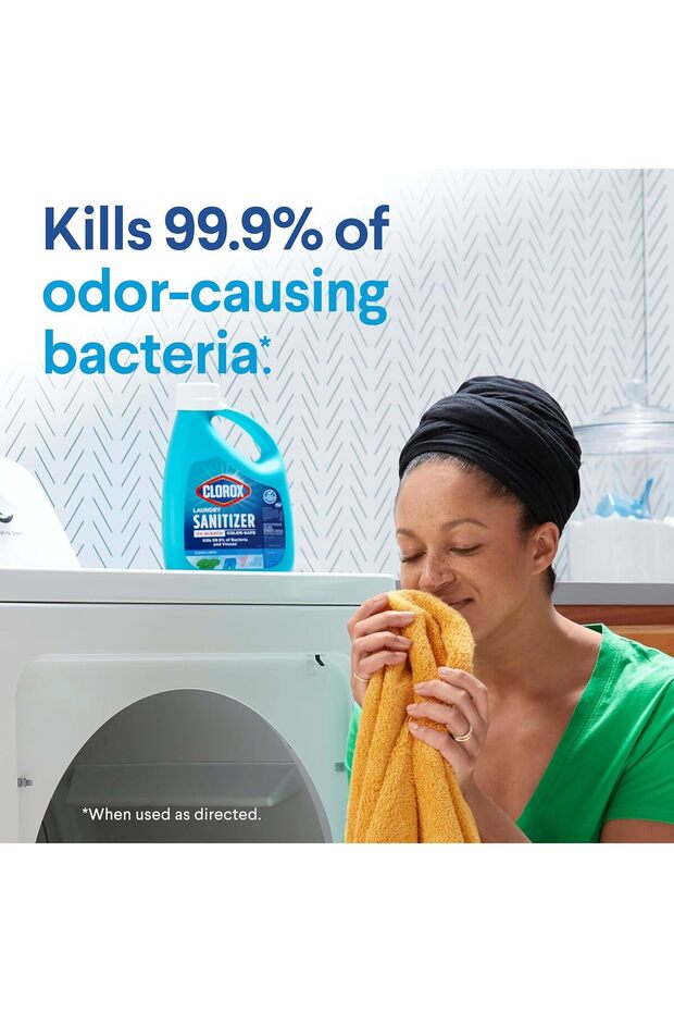 Laundry Sanitizer, 0% Bleach, Color Safe, Clean Linen, 1.24L - 5