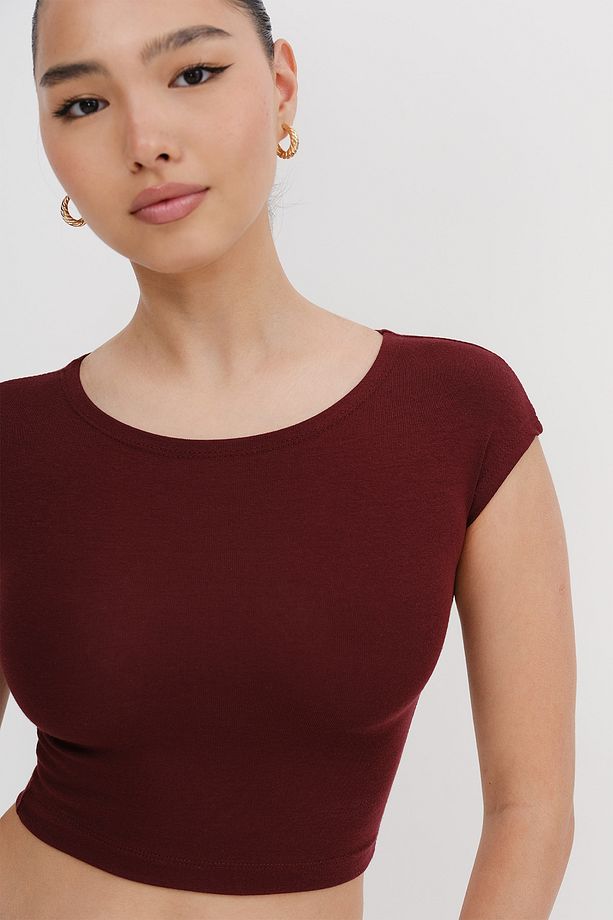 Kısa Kollu Basic T-shirt A4003-DK4 - 3