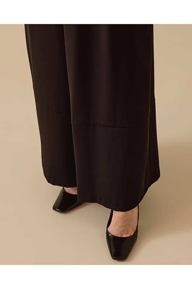 Geniş Paçalı Pantolon - 5