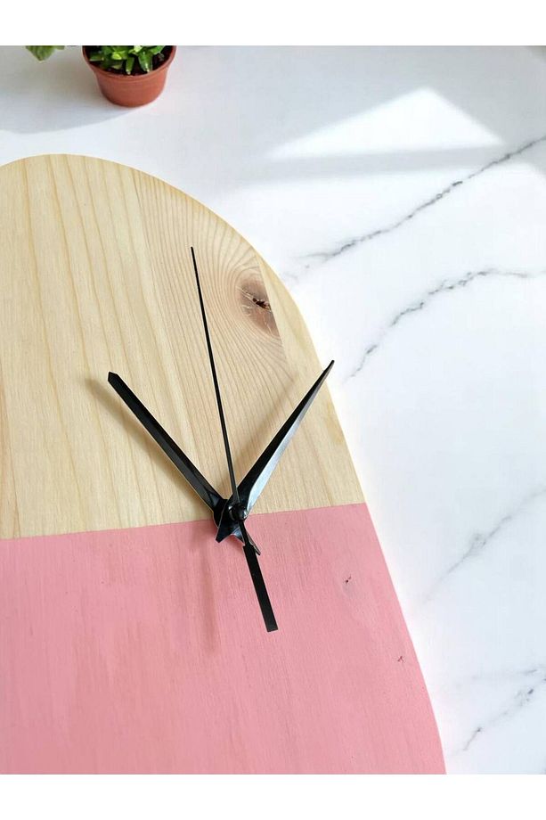 Bohem Minimalist Ahşap Saat - 3
