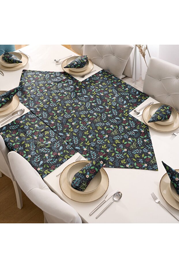 2 Piece Tableware Presentation Set 1 Piece Triangle Runner 50X150 - 1 Piece Rectangular Runner 50X150