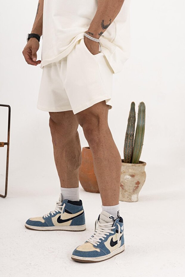 Erkek Siyah Polo Kumaş Şort – Rahat Kalıp Günlük & Spor Şort - 3