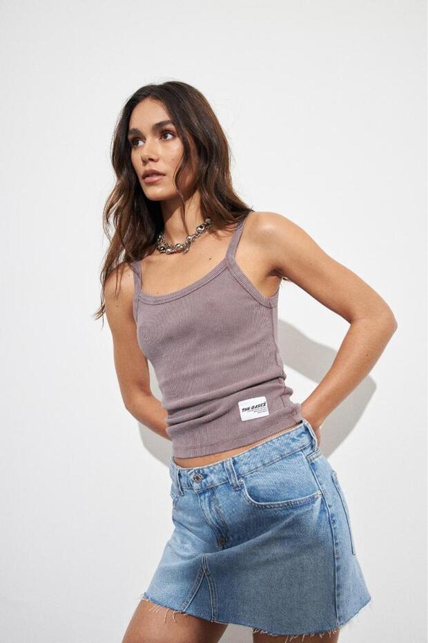 Fitilli Askılı Basic Atlet - 2