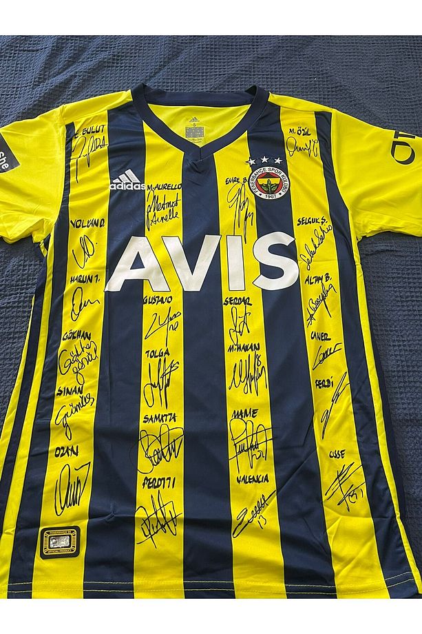 Dijital İmzalı fênêr'ba.h.ç.e_ Sarı/Lacivert İç Saha Kısa Kol Forma - 6
