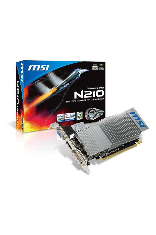 GeForce 210 1GB GDDR3 64Bit DVI/VGA/HDMI Ekran Kartı - 1