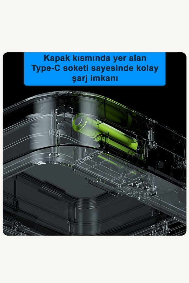 Sensörlü Şarjlı 22 Litre Çöp Kovası / GT-SC05 - 4