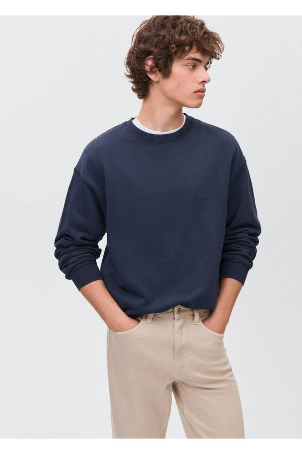 Pamuklu basic kazak - 1