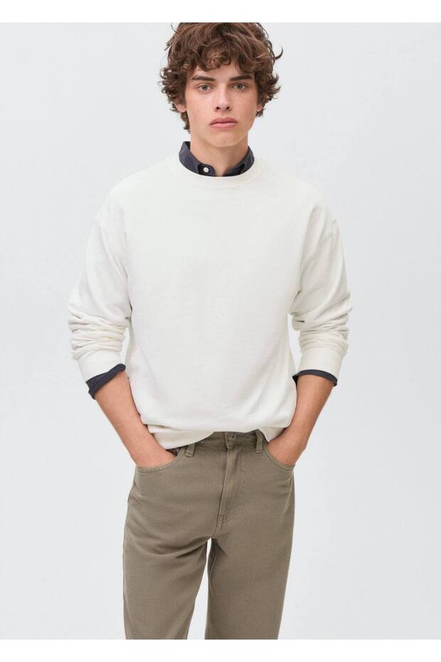 Pamuklu basic kazak - 5