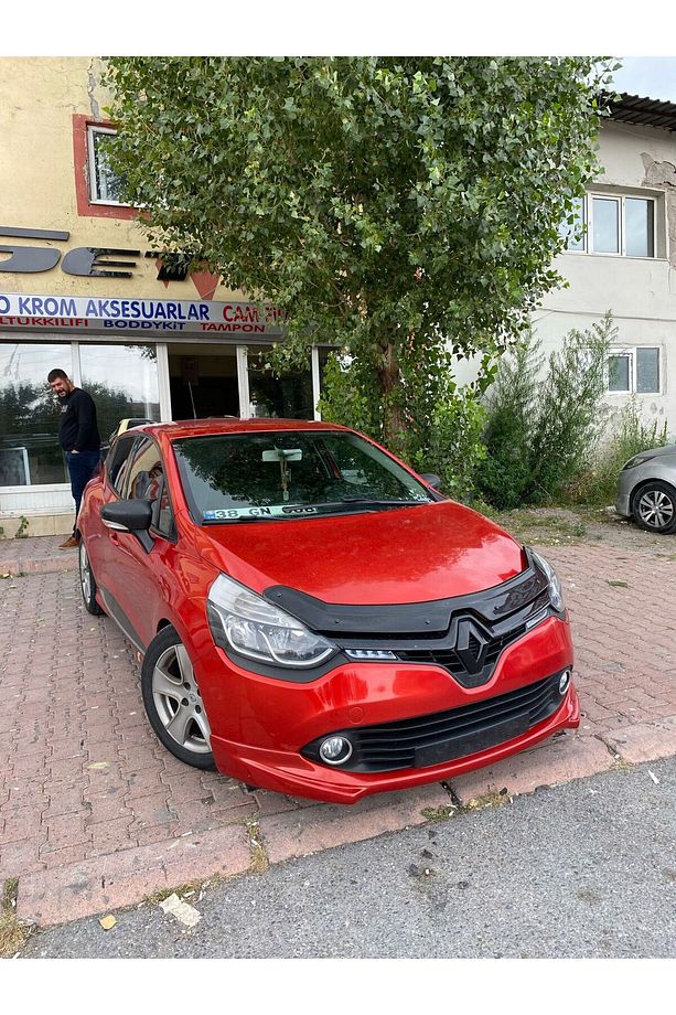 Renault Clio 4 Makyajsız Kasa Ön Tampon Eki Astarlı - 1