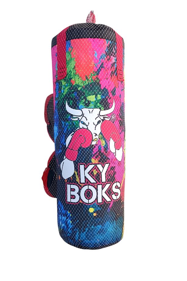 Çocuk Boks Torbası ve Boks Eldiveni Boks Seti 60X20 - 1