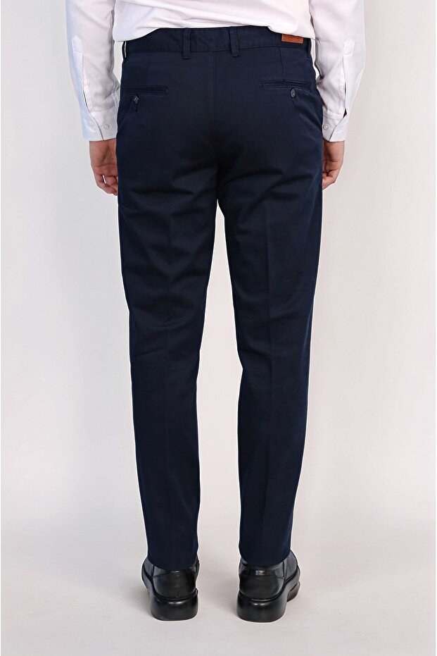 / REGULAR ÇİNO PANTOLON / MAVİ - 7