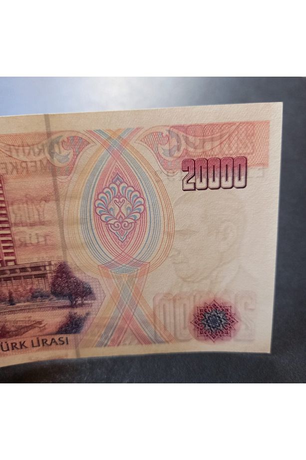 399636854837daa391 7.emisyon 20Bin TürkLirası E12 Serisi ÇİL Eski Kağıt Para - 4