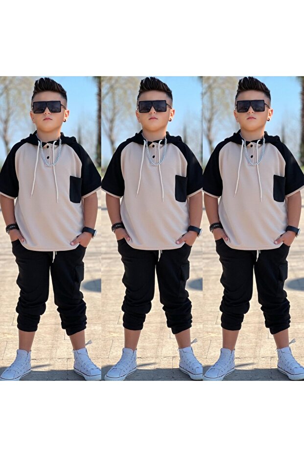 Boy's Short Sleeve Jugger Suit
