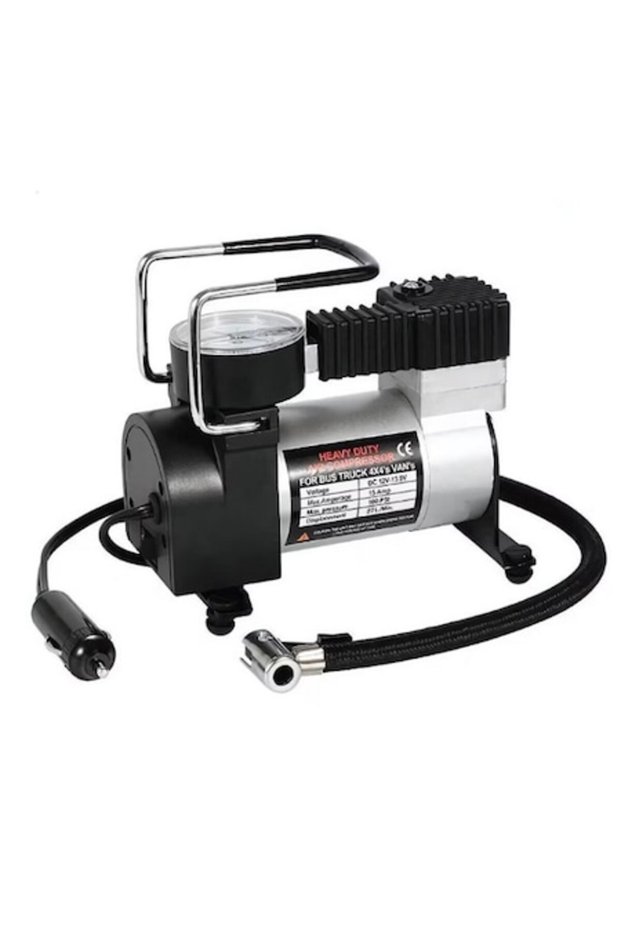 Mini compresor auto, metalic, 12V, 140PSI