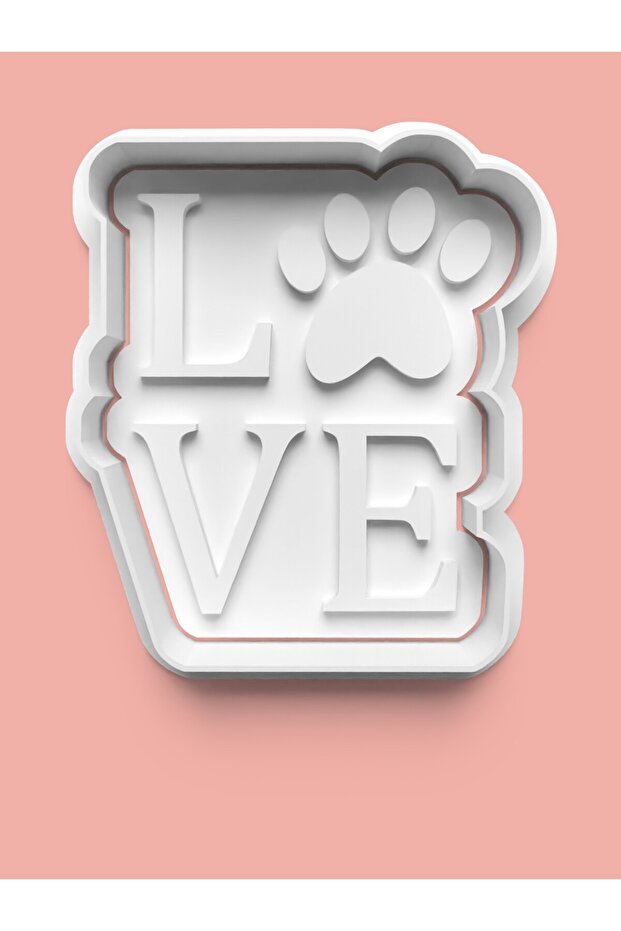 Dog Love Cookie Mold and Sugar Dough Mold