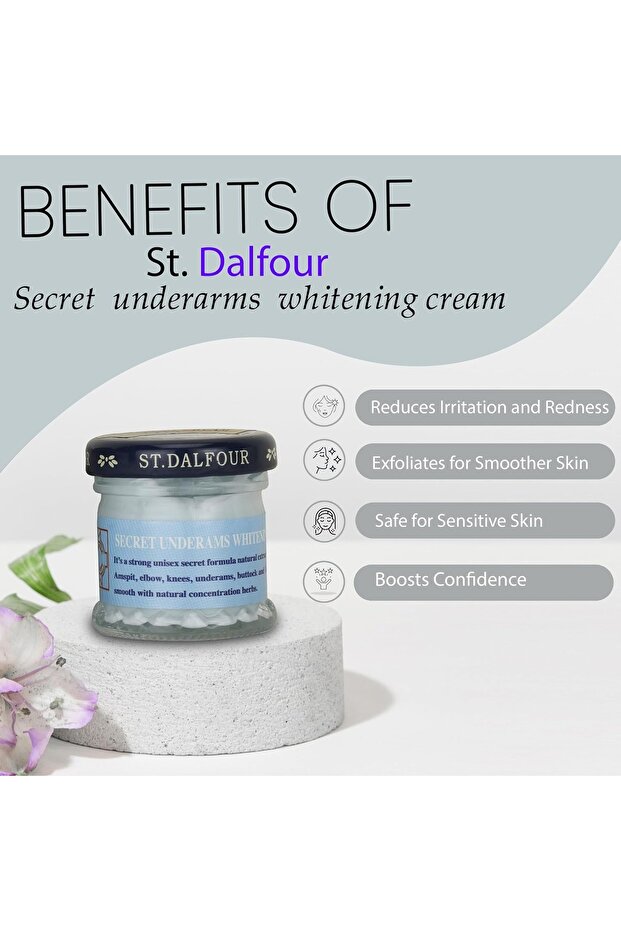 Dalfour Cream for lightening sensitive areas and armpits 50ml - 2