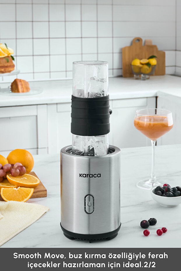 Smooth and Move Inox 350W Personal Kişisel Smoothie Blender - 4