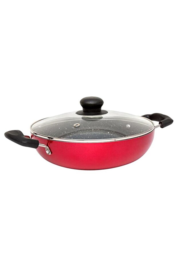 NON STICK KADAI WITH LID 24CM