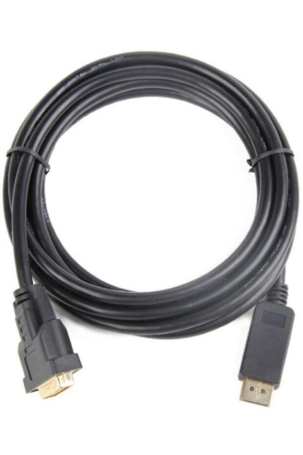 Cablu Monitor Gembird CC-DPM-DVIM-3M, DisplayPort (tata) - DVI (tata), 3 m (Negru) - 1