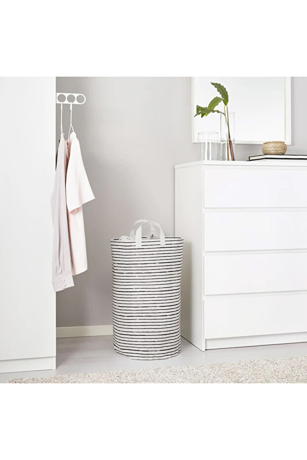 حقيبة غسيل KLUNKA، أبيض/أسود - 2