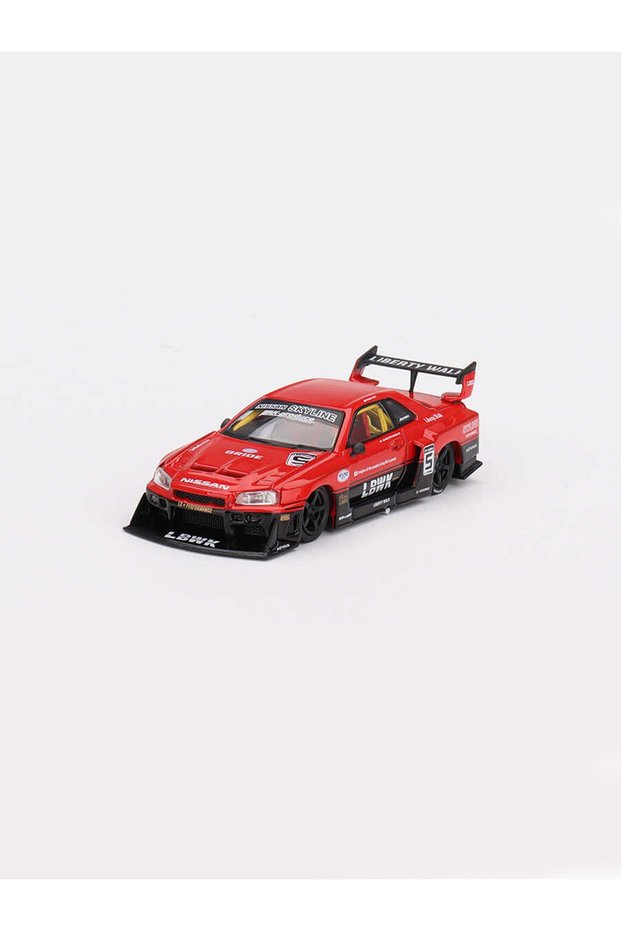 1:64 Scale 2024 Nissan Skyline Gt-R (R34) Super Redblack 5cm
