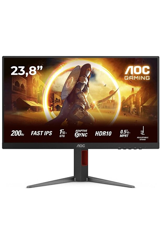 Monitor de gaming de 24", IPS rapid, 200Hz, FHD, 1ms, HDMI/DP, Pivot, Negru - 1