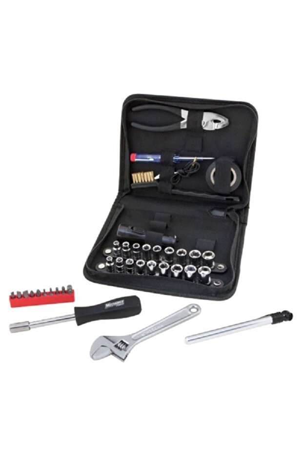 38-Piece Compact Automotive Tool Set Multicolor - 2
