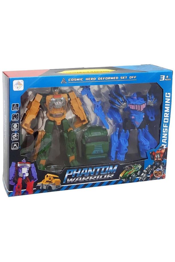 Dönüşebilen 2 Li Robot Transformers HY-7711 - 1