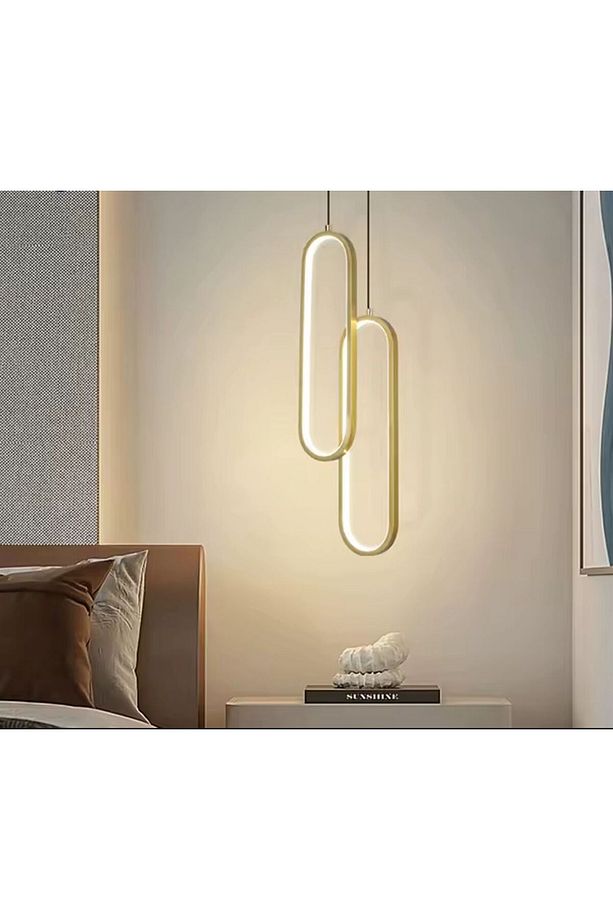 2Lİ Sarkıt, Yatakbaşı , Avize, Aplik, Modern , Dekoratif , Banyo Wc Lavabo Üzeri, 3000K Günışığı - 2