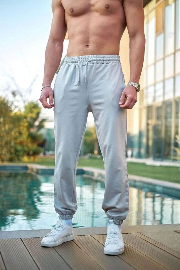 LCWA Beli Lastikli Erkek Jogger Esofman Altı Yazlık Premium Kumaş - 1