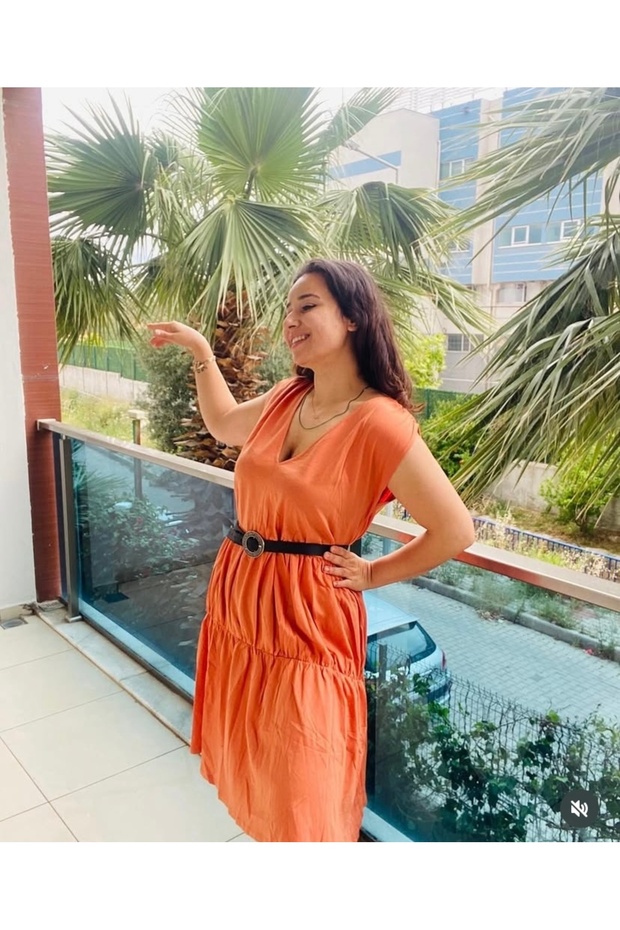 Fırfır Yazlık Elbise - 3