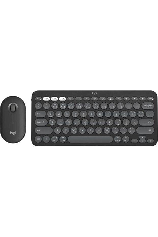 Pebble 2 MK380s Desktop (Keyboard and Mouse) Bluetooth/Wireless (2.4 GHz RF) - 3