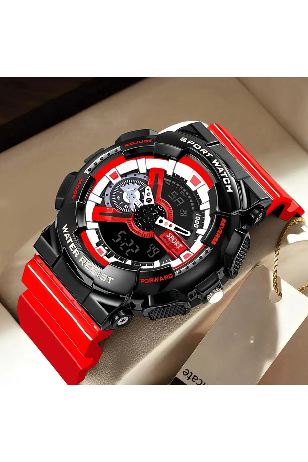 Sport Whatch Digital Sport Appearance Stylish and Durable Waterproof Led Luminous Unisex Wrist Watch